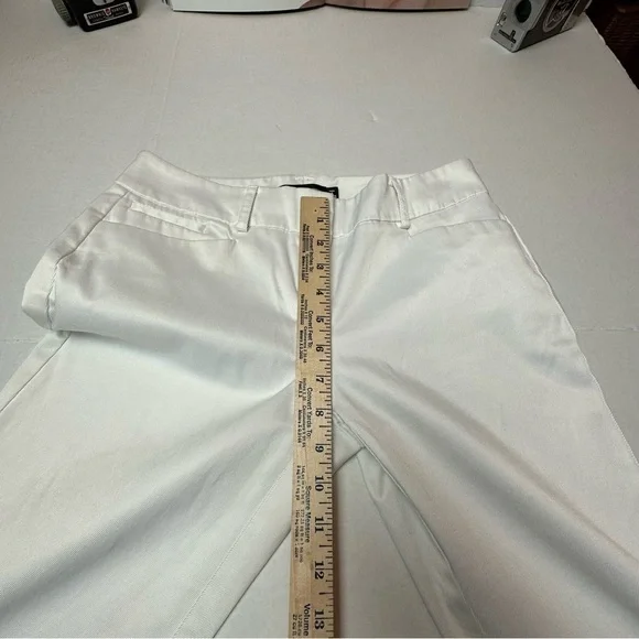 Vintage 90s New York & Company 7th Avenue Pants Cotton Twill Quiet Luxury Work - Picture 5 of 12